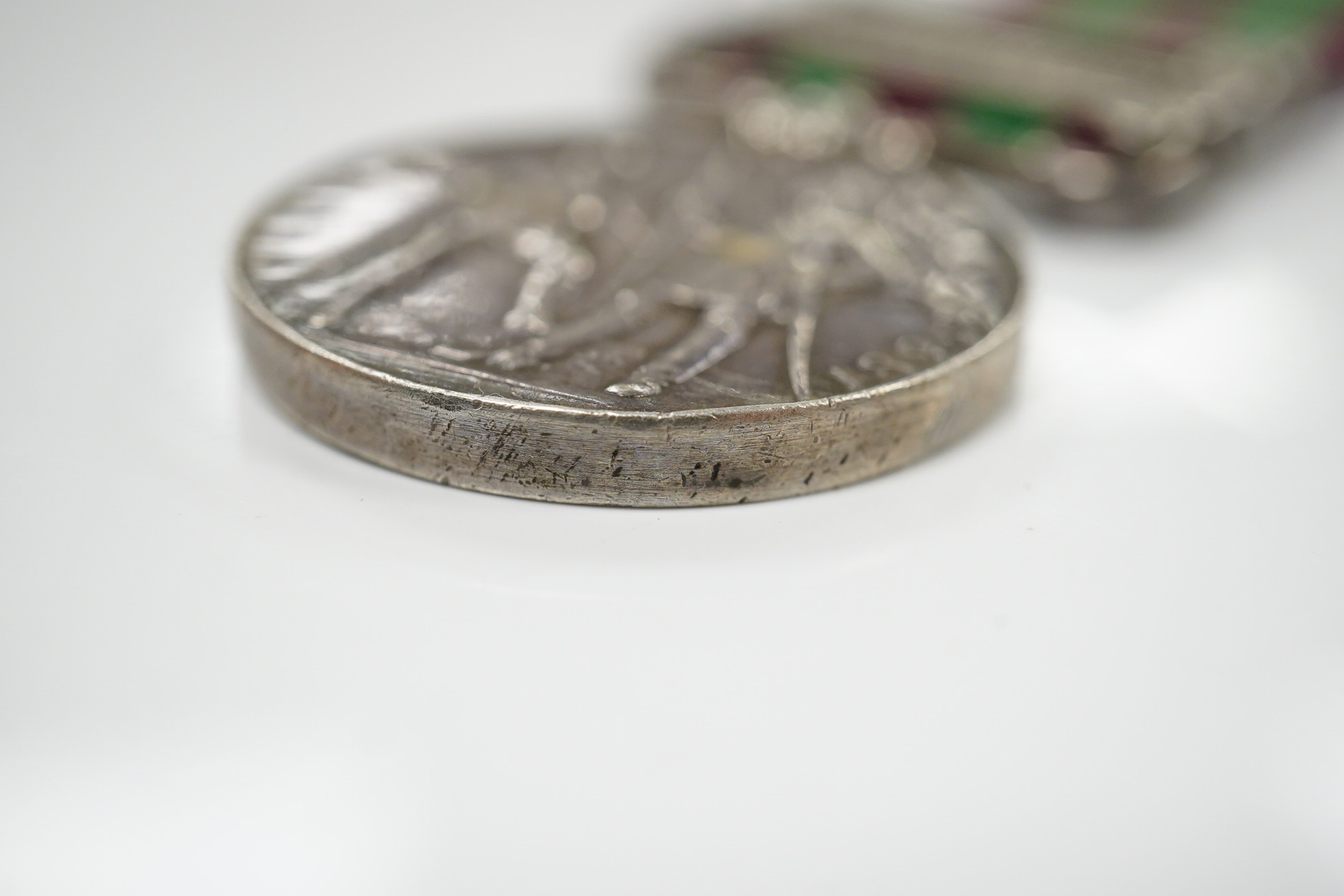 An India Medals with Punjab Frontier 1897-98 and Relief of Chitral 1895 clasps